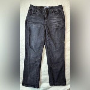 Democracy Dark Blue Washed Straight Jeans 14w